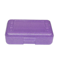 Romanoff Products – Boîte à crayons, violet scintillant, 8 1/2 x 5 1/2 x 2 1/2 po, 10/paquet (ROM60286)-Violet scintillant