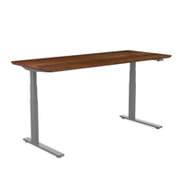 DecentLiving - Bureau assis/debout - 72 L x 30 W po - noyer massif-Bureau en noyer/érable dur de qualité supérieure