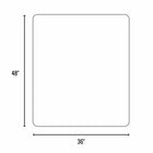 ES Robbins - EverLife Sous-chaise pour sols durs - 36 po x 48 po - Noir -Augmentez la mobilité avec une surface de roulement lisse pour moins de stress sur vos jambes et votre dos
