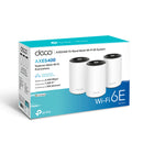 TP-Link - Deco XE75 AXE5400 Système Wi-Fi 6E maillé tri-bande - Blanc - Paquet de 3-Le maillage piloté par l'IA unit votre maison sous un nom et un mot de passe tout en offrant les meilleures connexions lorsque vous vous déplacez d'une pièce à l'autre
