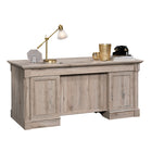 Sauder 65"W La Collection Palladia Bureau Ministre - Finition Split Oak-  Assemblage rapide et facile avec le système de tiroir T-lock breveté