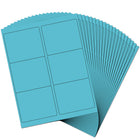 JAM Paper - Étiquettes d'adresse d'expédition - Grandes - 3 1/3 po x 4 po - bleu - Paquet de 120-Taille : Grand (3,3 x 4 pouces), Les étiquettes imprimables sont faciles à créer et à personnaliser