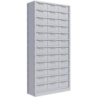 Metalware – Étagère sans boulons RK277, 13 tablettes, 36 x 12 x 76 po, gris pâle-Système de tablettes réglables offrant un espace de rangement solide, mais économique qui convient à vos besoins