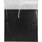 Jam Paper - Enveloppes à bulles métalliques avec bande adhésive, 6 x 6 1/2 po, noir, 12/pqt-Format CD