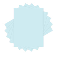 Lettermark - Papier couverture vélin bristol, 67 lb, bleu, 8 1/2 po x 11 po, 250/pqt-Finis: Lisse et velin