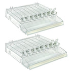 Azar - 8 Diviseur de compartiment Bac Cosmetic Play - clair - Paquet de 2-Vendu en paquets de: 2