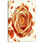 Designart – Motif floral imprimé sur toile, rose musicale (PT3445-24-40)-Impression