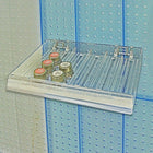 Azar Displays – Plateau à 6 compartiments pour fard à paupières, 2/paquet (225506)-Porte-étiquette en C avec rabat pour insérer des documents imprimés