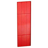 Azar Displays – Tableau mural à 1 côté avec panneau perforé, 44 x 13,5 po, rouge translucide, 2/paquet (771344-RED)-Pour surfaces planes