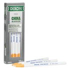 Dixon – Marqueurs, blanc, paquet de 12-Imperméables et de couleur solide