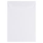 JAM Paper Enveloppes à ouverture au sommet et rabat droit gommé, 7 x 10 po, blanches, 1000 par paquet-Blanc