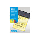 Hilroy - Feuilles de plastification colorées, 3 mil, format lettre, couleurs assorties, paquet de 15-Feuilles de plastification colorées 3 mil paquet de 15