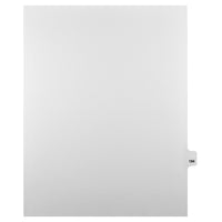 Markmaker - Intercalaires imprimes Legal, Blanc, 1/25th coupe, format lettre, sans trous, 25 tabs/PQT, 5 PQT/Boite, Numero 194-Intercalaires imprimes Legal