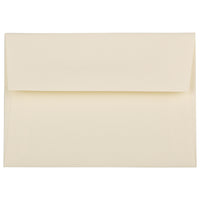JAM Paper Enveloppes à livrets Strathmore au fini vélin avec fermeture gommée, 3 5/8 x 5 1/8 po, ivoire, paquet de 1000-Ivoire