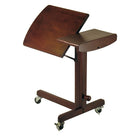 Winsome – Chariot pour ordinateur portatif ajustable, noyer antique-Dimensions : 24,45 haut. x 24,8 larg. x 16,93 prof. (po)