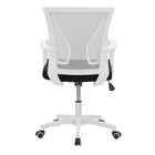 Chaise de bureau ergonomique à dossier en maille Workspace de CorLiving - Gris-Les roulettes offrent une grande mobilité, adaptées aux sols durs ou aux moquettes