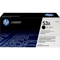 HP 53X (Q7553X) Cartouche de toner HP LaserJet noir à rendement élevé d'origine-Couleur: Noir