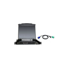 Aten Ensemble KVM à rail simple à 8 ports-Interface/ports : 8 ports KVM, port de gestion, port USB
