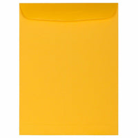 JAM Paper - Enveloppes Premium pour Catalogue Ouvert - 9" x 12" - Jaune Tournesol - Paquet de 25-Couleur: Tournesol Couleur: Enveloppe jaune