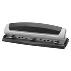 Perforateur réglable Swingline Precision Pro - 2-3 trous - capacité de 10 feuilles - noir/argent-2.27 po x 14.3 po x 5.1 po
