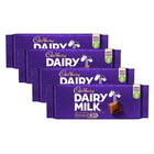 Cadbury - UK Dairy Milk Bar - 180 g - paquet de 4-Convient aux vegetariens
