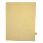 Mark Maker – Onglets séparateurs juridiques beiges, 1/15 onglets, format lettre, sans trous, lettre M, 25/paquet-Onglets séparateurs beiges, 1/15 onglets