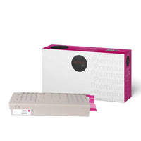 Premium Tone - Okidata 46507602 Cartouche de toner Compatible, Magenta-Magenta