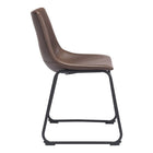 Zuo - Chaise Smart Espresso Retro-30.8H x 19W x 22.5D