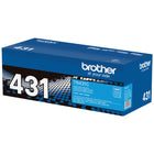 Brother - Cartouche de toner cyan TN431 rendement standard-Rendement : jusqu'à 1800 pages