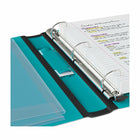Staples - Reliure Better Binder, 1 po, sarcelle-Grâce à la fenêtre transparente, ces reliures sont de bonnes reliures de présentation