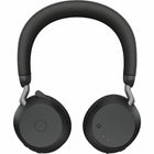 Jabra - Casque Evolve2 75 UC Bluetooth USB Type-A-Technologie à formation de faisceau à 8 micros