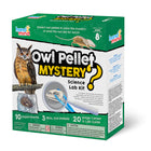 Hand2Mind - Kit de laboratoire de science mystère Owl Pellet-Les trousses stem at play apportent des concepts scientifiques à la vie grâce à des activités pratiques conçues pour susciter l'intérêt, inspirer la confiance, susciter des compétences créatives de pensée critique tout en favorisant la collaboration entre les enfants et les adultes. Les kits STEM at play fournissent du matériel pour soutenir les objectifs scolaires tout en gardant le plaisir d'apprentissage à la maison.