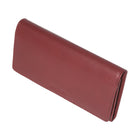 Roots - Femme Grand Portefeuille Pochette avec Chéquier Amovible - Rouge-2 fenêtres d'identification
