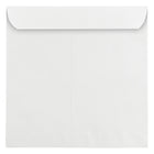 JAM Paper Enveloppes carrées standard avec fermeture gommée, 12 1/2 x 12 1/2 po, blanc, 1000/pqt-Blanc