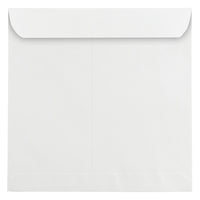 JAM Paper Enveloppes carrées standard avec fermeture gommée, 12 1/2 x 12 1/2 po, blanc, 1000/pqt-Blanc