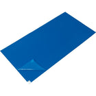 Zenith Safety - Tapis Pour Salle Blanche, Épaisseur 1,57 Mils, 3' Lo X 2' La, Bleu, paquet de 2-Épaisseur du support 1,57 mils