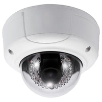 SeqCam – Caméra dôme IR réseau anti-vandalisme pleine HD 3 mégapixels, 4,7 po x 6,3 po x 6,3 po, blanc-Capteur 1/2 po Exmor CMOS à balayage progressif 3 mégapixels