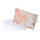 Mara-Mi - Note de remerciement - 3,5 x 5 - Marbre rougeâtre - Paquet de 20-Dimensions : 3,5 po x 5 po