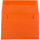 JAM Paper Enveloppes recyclées à fermeture gommée Brite Hue, format livret, 3 5/8 x 5 1/8 po, orange, paq./100-Taille : A1 4 bar (3 5/8 x 5 1/8 po)