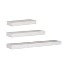 Nexxt – Tablettes murales Maine, ensemble de 3, profondeur de 5 po, longueur de 12, 16 et 24 po, blanc-Ensemble: livré avec un total de 3 étagères murales de tailles différentes