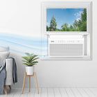 Danby - Climatiseur de fenêtre à inverseur de 8 000 BTU avec connexion sans fil - Blanc-La connexion sans fil vous permet de contrôler la température de votre espace à tout moment, de n'importe où