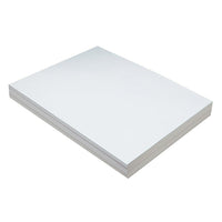 Pacon - Papier cartonné robuste, 9 x 12 po, blanc-Taille : 9 haut. x 12 larg. (po)