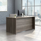 Sauder 59"W La Collection Affirm Bureau - Finition Hudson Elm-  Système de gestion des cordons avec deux œillets de bureau pour garder votre bureau désencombré