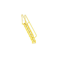 Vestil – Escalier à pas alternés, 12 marches, acier (ATS-7-68)-Matériau : Acier