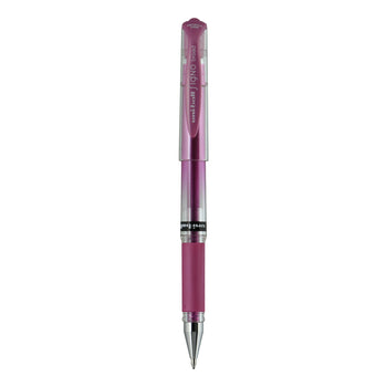Blanc uni Ball Signo Stylo roller encre gel Pointe métal 1 mm métallique large pointe Largeur de