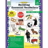 Livre numérique : Key Education - Building Essential Vocabulary, 804012-EB, prématernelle à 3e année-Vous recevrez deux courriels : le premier confirmant la totalité de votre commande et le second comportant un lien de téléchargement. Vous pourrez utiliser le lien de téléchargement immédiatement ou plus tard, comme vous le voulez.