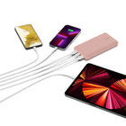 Belkin - Batterie externe BoostCharge 20 000 mAh à 3 ports - Or rose-Délivrez une charge sûre et puissante à vos appareils et profitez de la protection contre les surcharges, pour un chargement dont la qualité et la compatibilité sont garanties. Ayez l'esprit tranquille, car elle est assortie d’une garantie de 2 ans et de notre garantie d'équipement connecté jusqu'à 2 500 $.