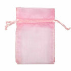 JAM Paper - Sacs transparents - Petit - 4 x 5 1/2 - Rose pastel - Vrac 96 sacs/boîte-Couleur : rose pâle/rose tendre, petit sac transparent.