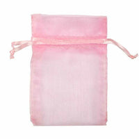 JAM Paper - Sacs transparents - Petit - 4 x 5 1/2 - Rose pastel - Vrac 96 sacs/boîte-Couleur : rose pâle/rose tendre, petit sac transparent.