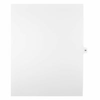Mark Maker – Onglets séparateurs juridiques blancs, 1/15 onglets, format lettre, sans trous, numéro 38, 25/paquet-Onglets séparateurs blancs, 1/15 onglets